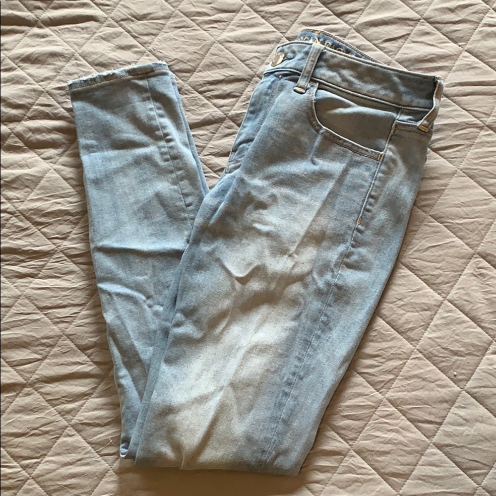 Size 8 American Eagle light wash jeans